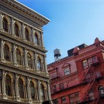 SoHo cast iron building facade