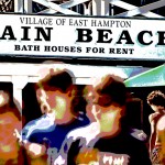 Main Beach, East Hampton, Bath House sign