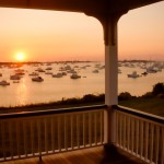 Block Island Porch Sunset