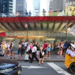 Tickets and Broadway near Duffy Square