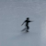 skating blur, canvas.transfer
